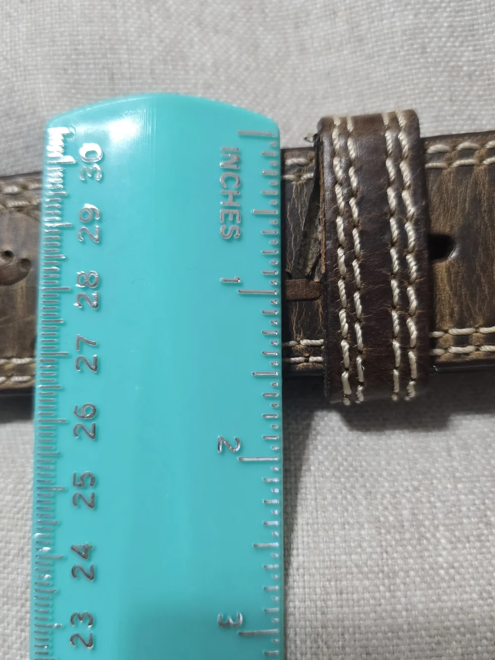 TWISTED X TOOLED LEATHER BELT BROWN WESTERN DISTRESSED RUGGED MENS 36